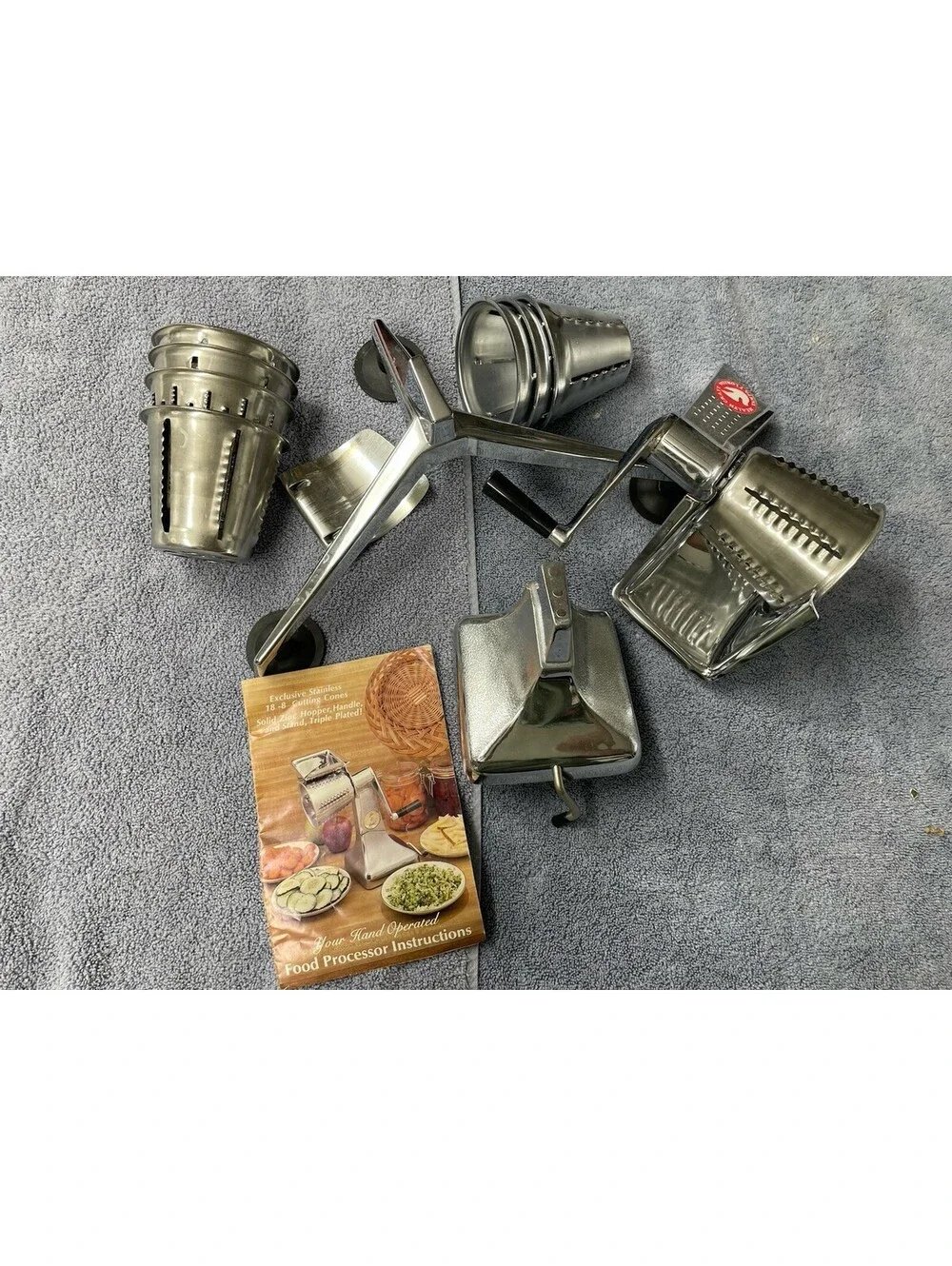 Vintage Health Craft Salad Processor Food Cutter w/8 Blades